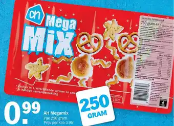 Albert Heijn AH Megamix 250g aanbieding