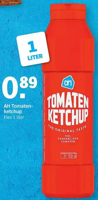 Albert Heijn AH Tomatenketchup 1L aanbieding