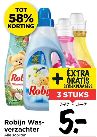 Vomar Voordeelmarkt Robijn Was- verzachter aanbieding