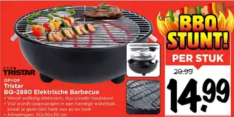 Vomar Voordeelmarkt BQ-2880 Elektrische Barbecue aanbieding