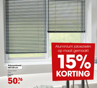 Kwantum Aluminium jaloezie 60*120 cm aanbieding