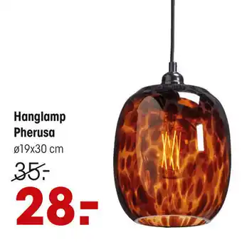 Kwantum Hanglamp Pherusa 19*30 cm aanbieding