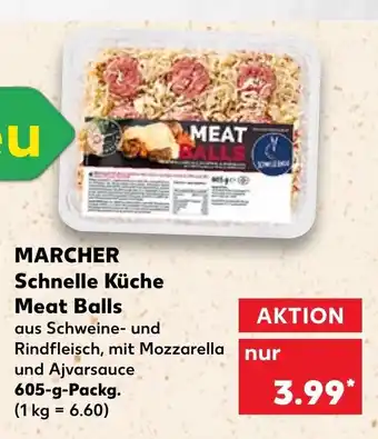 Kaufland DE Marcher Schnelle Kuuche meat balls  605 gr aanbieding