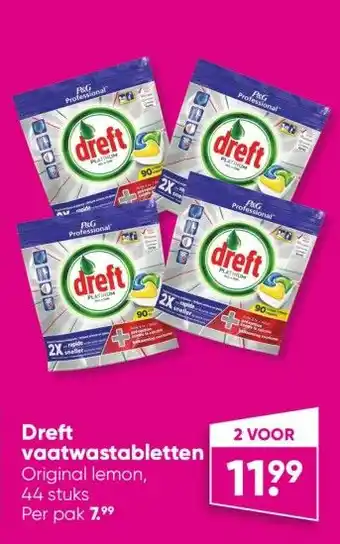 Big Bazar Dreft vaatwastabletten aanbieding