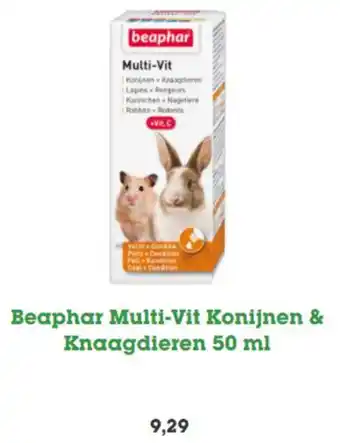 Discus Beaphar Multi-Vit Konijnen & Knaagdieren 50ml aanbieding