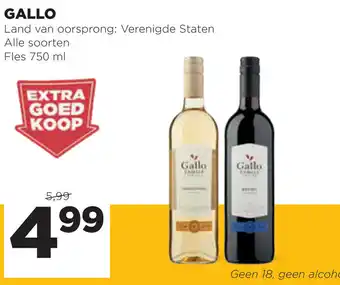 Jumbo Gallo 750 ml aanbieding