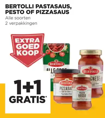 Jumbo Bertolli Pastasaus, Pesto Of Pizzasaus aanbieding