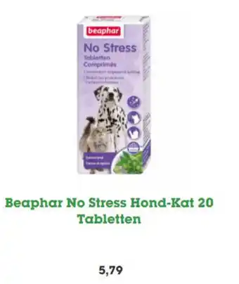 Discus Beaphar No Stress Hond-Kat 20 tabs aanbieding