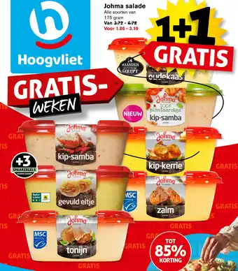 Hoogvliet Johma salade aanbieding