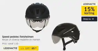 ANWB Speed pedelec fietshelmen aanbieding