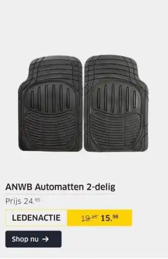 ANWB Anwb automatten 2-delig aanbieding