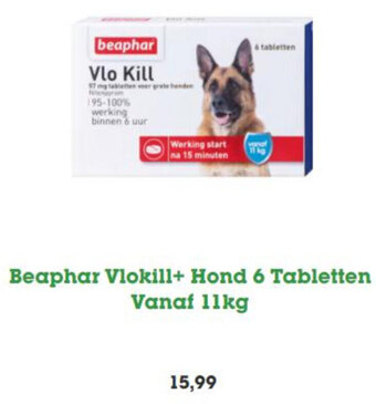 Discus Beaphar Vlokill+ Hond 6 tabs Vanaf 11kg aanbieding