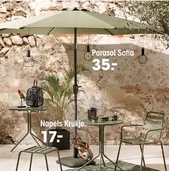 Kwantum Parasol Sofia aanbieding