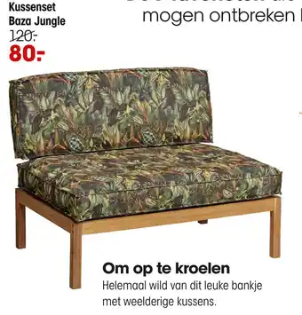 Kwantum Kussenset Baza Jungle aanbieding