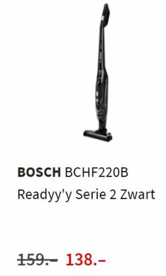 MediaMarkt Bosch BCHF220B readyy'y serie 2 zwart aanbieding