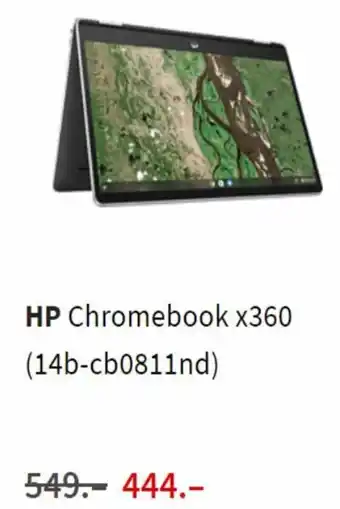 MediaMarkt HP chromebook X360 (14B-CB0811ND) aanbieding