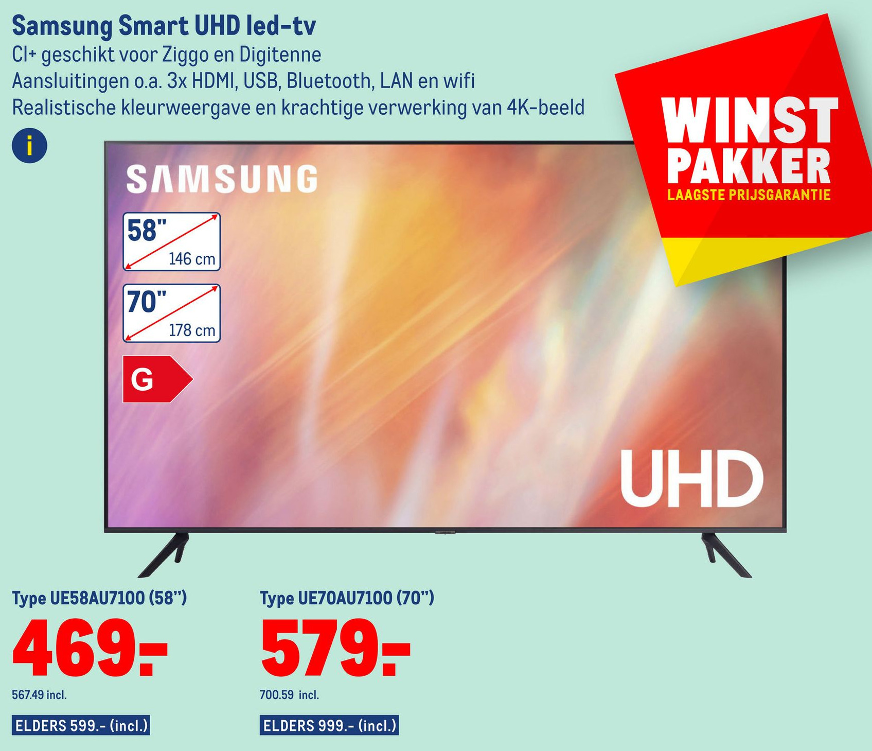 Samsung smart uhd ledtv cl+ geschikt voor ziggo en ziggo en digitenne