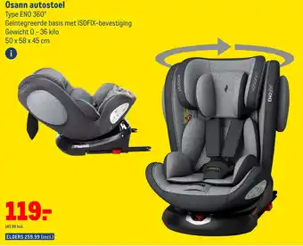 Makro Osann autostoel type eno 360° aanbieding