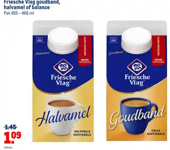 Makro Friesche vlag goudband, halvamel of balance aanbieding