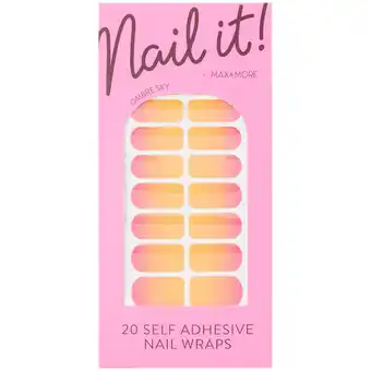 Action Max & more nail wraps aanbieding