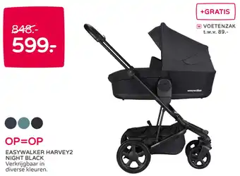 Prenatal EasyWalker Kinderwagen Harvey2 Night Black aanbieding