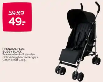 Prenatal Prenatal Plus Buggy black aanbieding