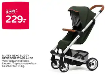 Prenatal Mutsy Nexo buggy deep forest melange aanbieding