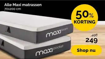 Beter Bed Alle Maxi matrassen aanbieding