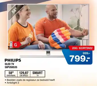 Electroworld Philips oled tv aanbieding