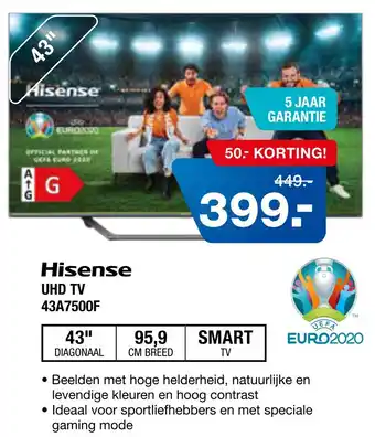 Electroworld Hisense uhd tv aanbieding