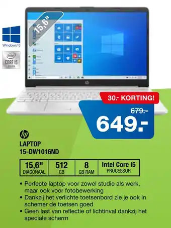 Electroworld HP Laptop aanbieding