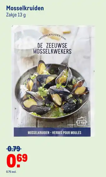 Makro Mosselkruiden aanbieding