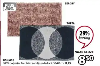 Jysk Badmat Bergby of Tofta aanbieding