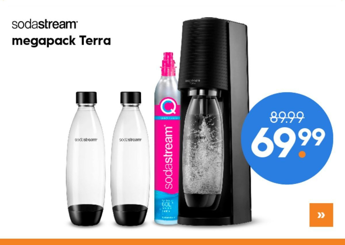 Sodastream cqc megapack aanbieding bij Blokker