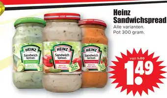 Dirk Heinz sandwichspread aanbieding