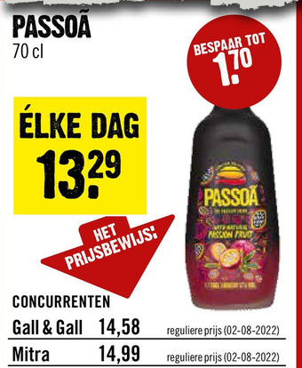 Dirck 3 Passoã aanbieding