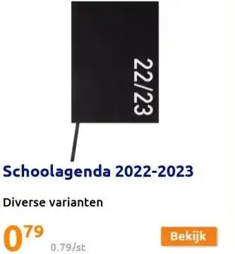 Action Schoolagenda 2022-2023 aanbieding