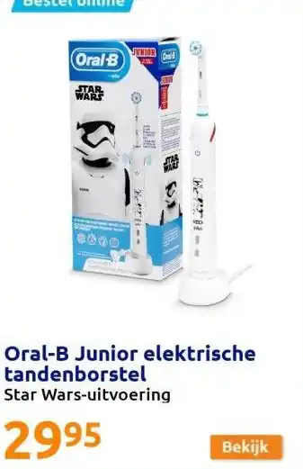 Action Oral-b junior elektrische tandenborstel aanbieding