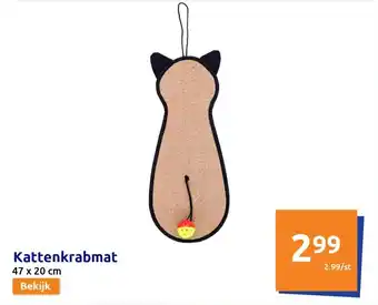 Action Kattenkrabmat 47x20cm aanbieding