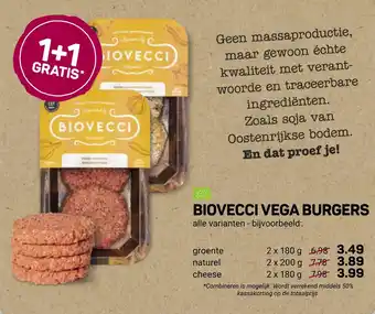 Ekoplaza Biovecci vega burgers aanbieding