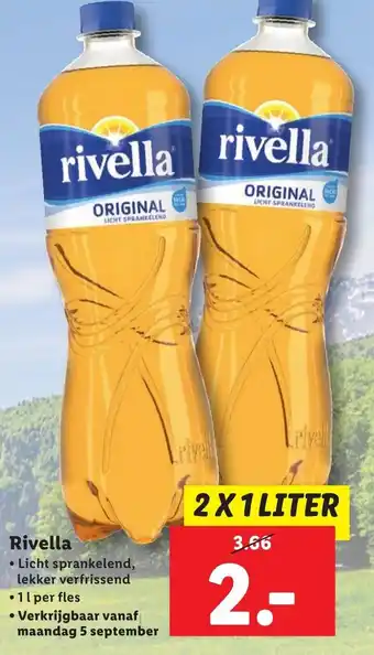 Lidl Rivella 2 x 1 liter aanbieding