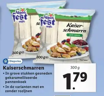 Lidl Kaiserschmarren 300g aanbieding