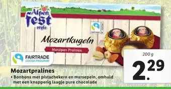 Lidl Mozartpralines 200g aanbieding