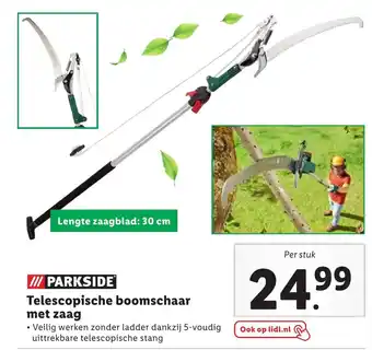 Lidl Telescopische boomschaar met zaag aanbieding