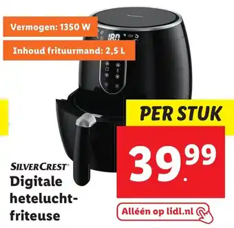 Lidl Digitale hetelucht- friteuse aanbieding