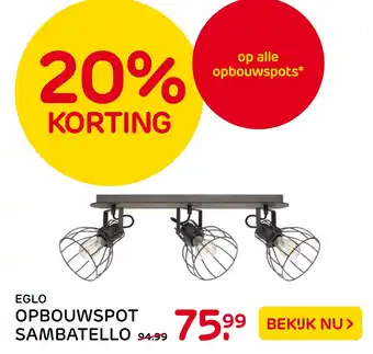 Praxis Eglo aanbieding