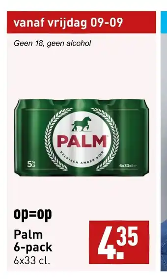 ALDI Palm 6-pack 6 x 33 cl aanbieding