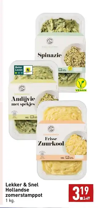 ALDI Lekker & Snel Hollandse zomerstamppot 1 kg aanbieding