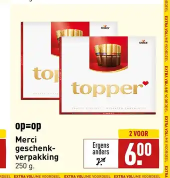 ALDI Merci geschenk-verpakking 250 g aanbieding