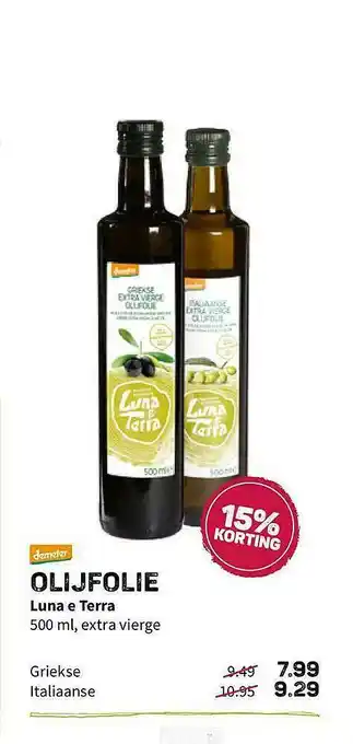 Ekoplaza Olijfolie Luna E Terra 15% Korting aanbieding